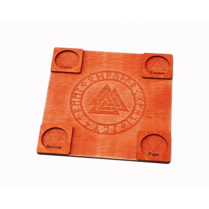 Вівтарна дошка "Руни" Червона