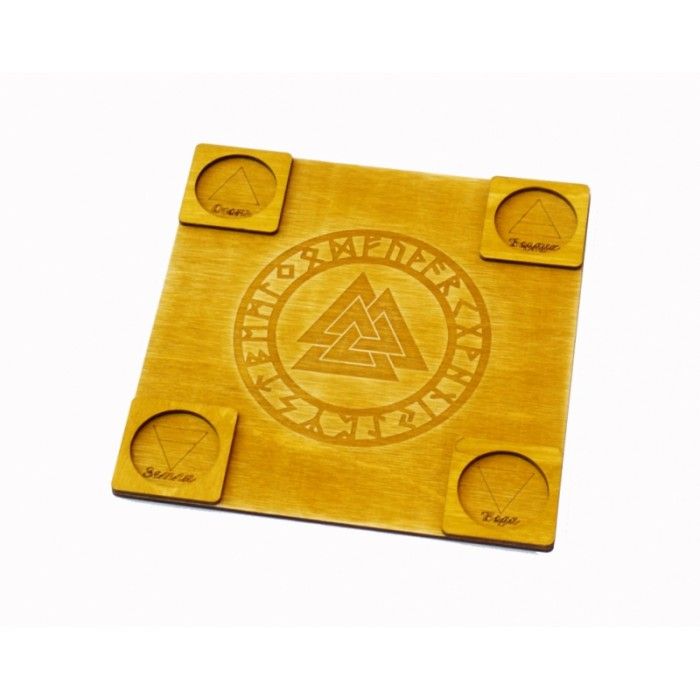 Вівтарна дошка "Руни" Жовта