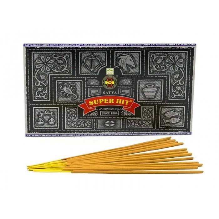 Аромапалочки Супер Хит Сатья Satya Super Hit Incense 100 грамм
