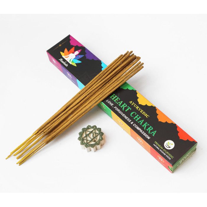 Благовония набор 7 Чакр | 7 пачек с подставкой AYURVEDIC 7 CHAKRA
