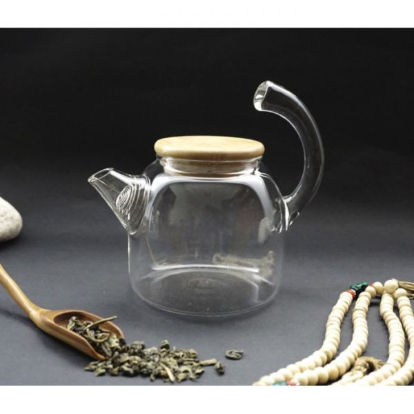 Чайник скло+сито пружина 700 мл.