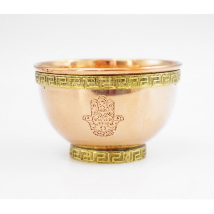 Чаша мідна ритуальна "Хамса" CG-18