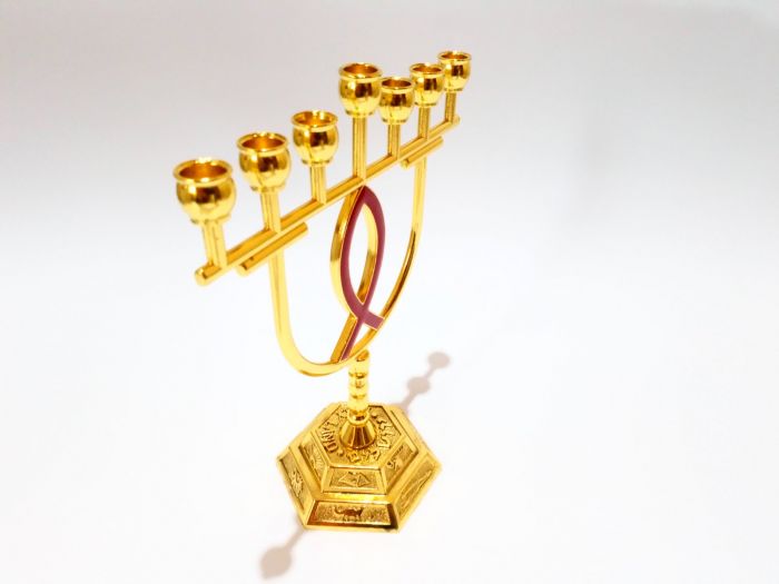 Свічник Менора латунний №3