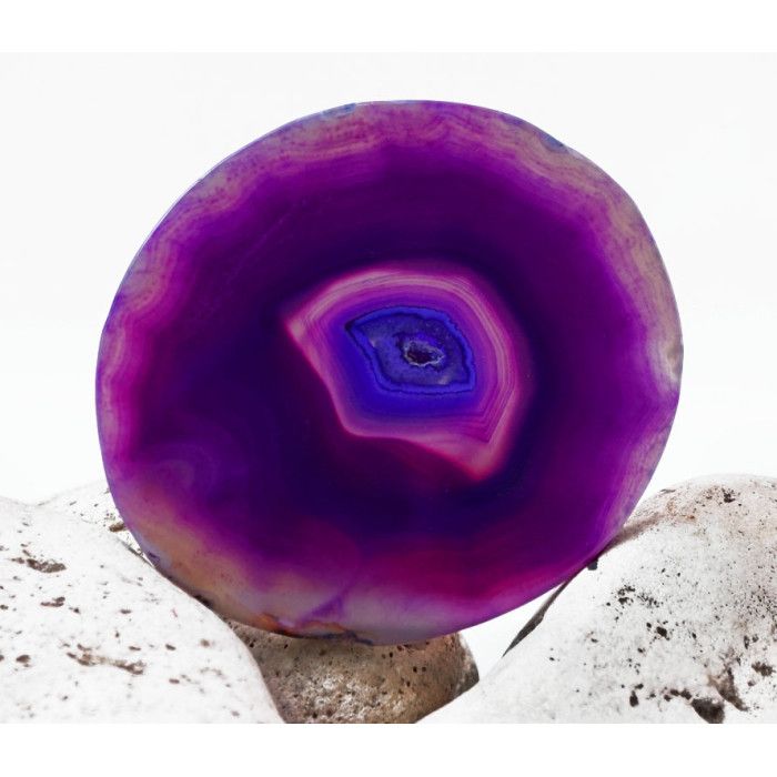 Зріз Агата 8 - 10 см. фіолетовий