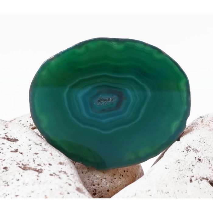 Зріз Агата 8 - 10 см. зелений