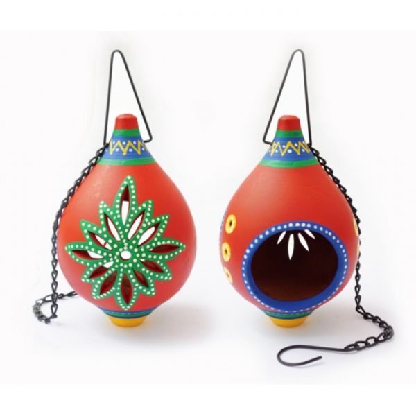 Світильник під свічку підвісний теракотовий червоний KB-12C