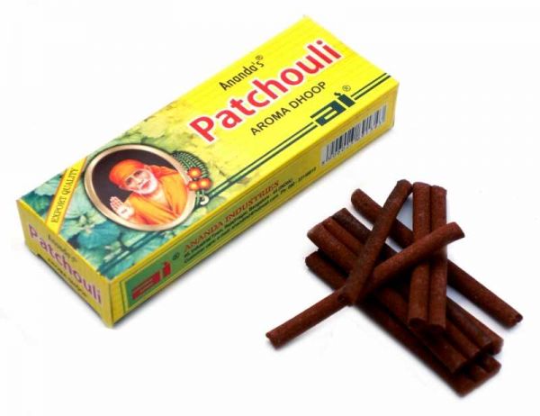 Аромапалочки безосновные Пачули Анандс ANAND'S PATCHOULI AROMA DHOOP