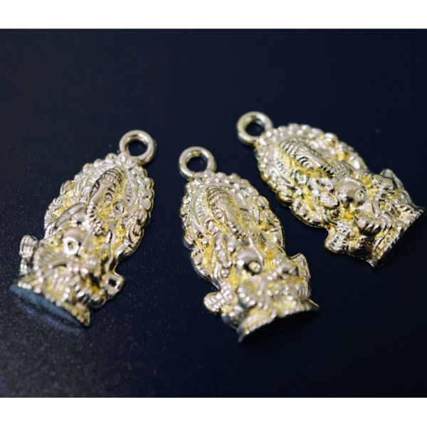 Амулет в кошелёк Ганеш под золото 10 штук