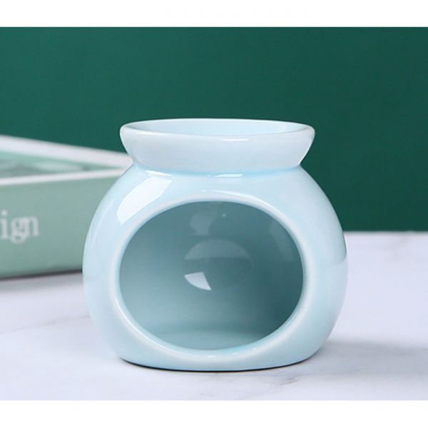 Аромалампа керамічна "Куля" Блакитна