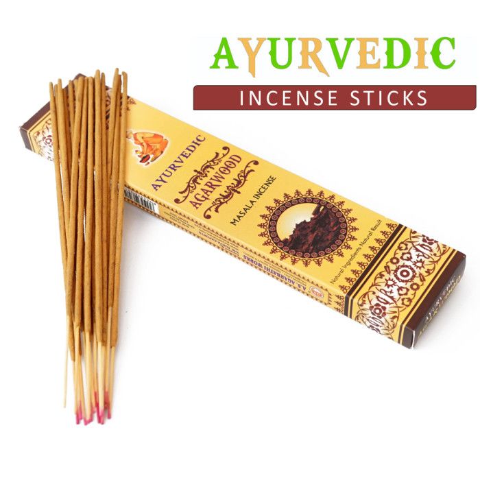 Аромапалочки Агаровое дерево Аюрведик Ayurvedic Agarwood 15 грамм