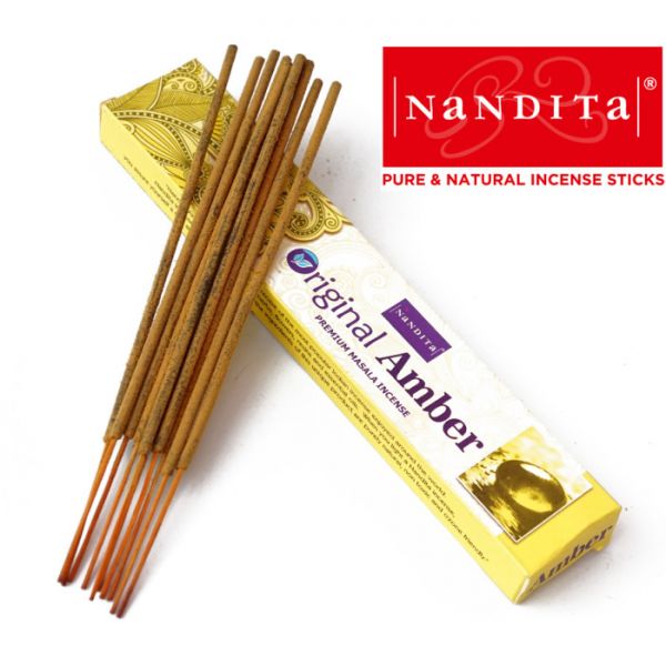 Аромапалочки Амбер Нандита Nandita Original Amber 15 грамм