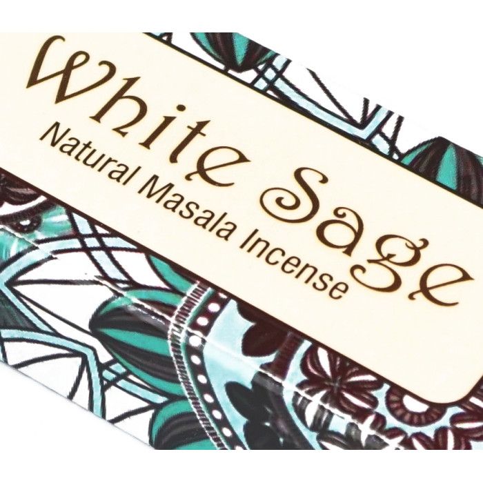 Аромапалички Біла шавлія NAMASTE INDIA WHITE SAGE 15 грам