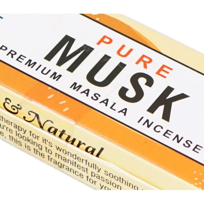 Аромапалички Чистий Муск NAMASTE INDIA PURE MUSK 15 грам