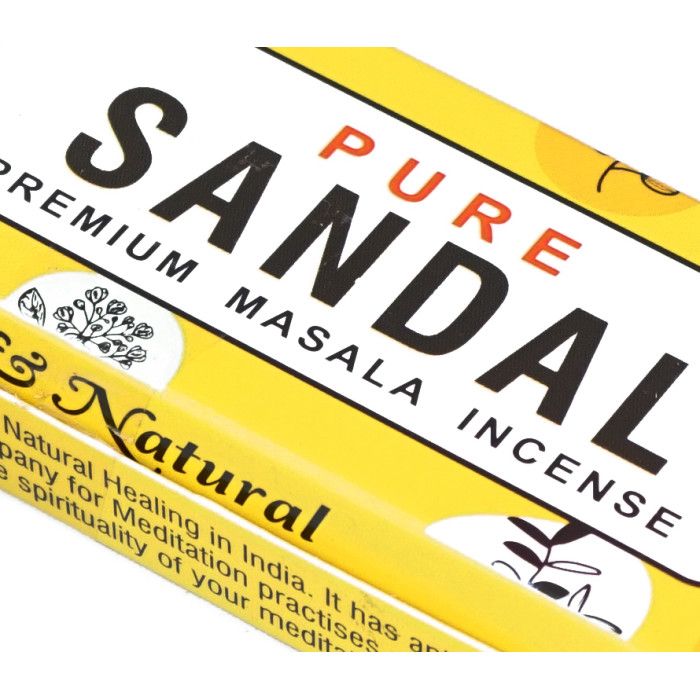 Аромапалички Чистий Сандал NAMASTE INDIA PURE SANDAL 15 грам