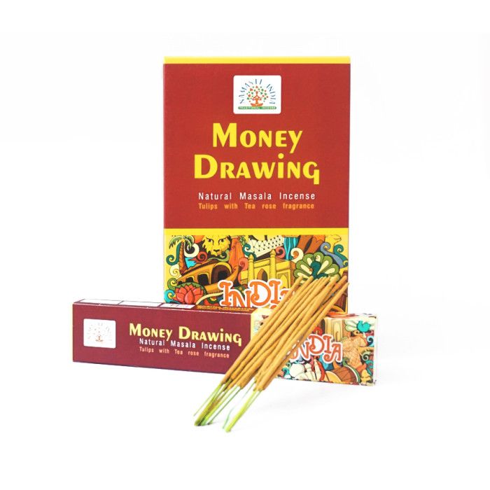 Аромапалички Зображення грошей NAMASTE INDIA MONEY DRAWING 15 грам