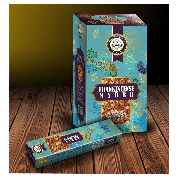 Аромапалички Ладан Мірра MADE IN HEAVEN Frankincense Myrrh 15 грам