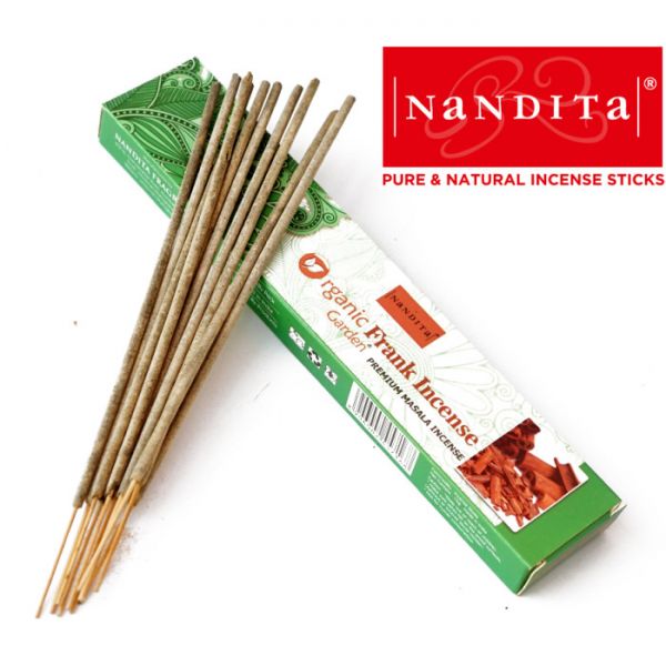 Аромапалички Ладан Нандіта Nandita Organic Frank Incense 15 грам
