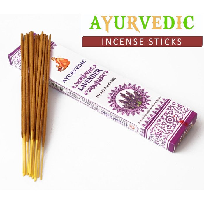 Аромапалочки Лаванда Аюрведик Ayurvedic Lavender 15 грамм