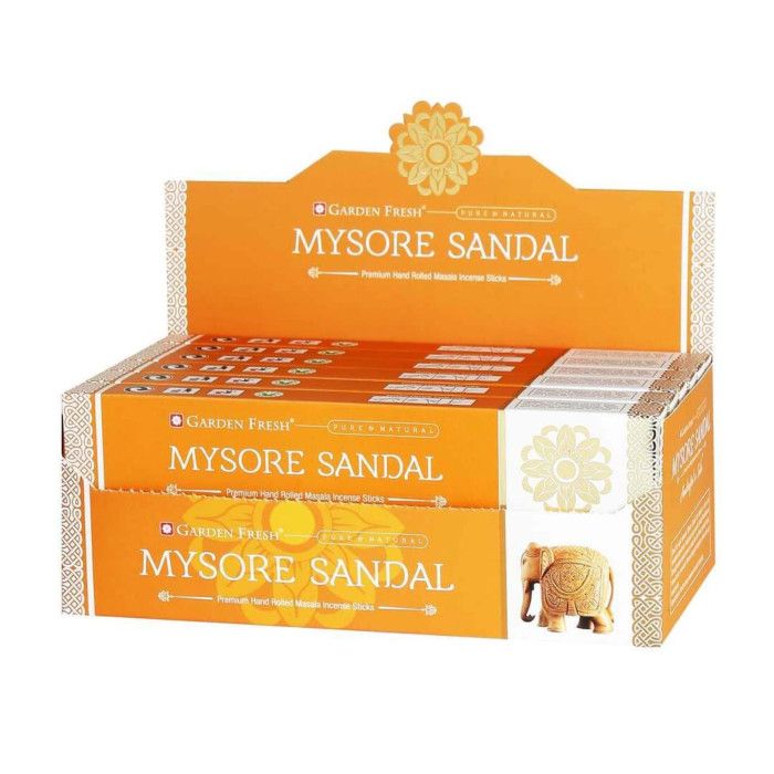 Ароматичні палички Майсорський Сандал Гарден Фреш Garden Fresh Mysore Sandal 15 грам