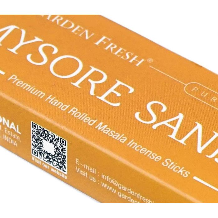 Ароматичні палички Майсорський Сандал Гарден Фреш Garden Fresh Mysore Sandal 15 грам