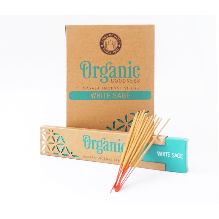 Аромапалочки Organic Goodness Масала Белый шалфей WHITE SAGE 15 грамм