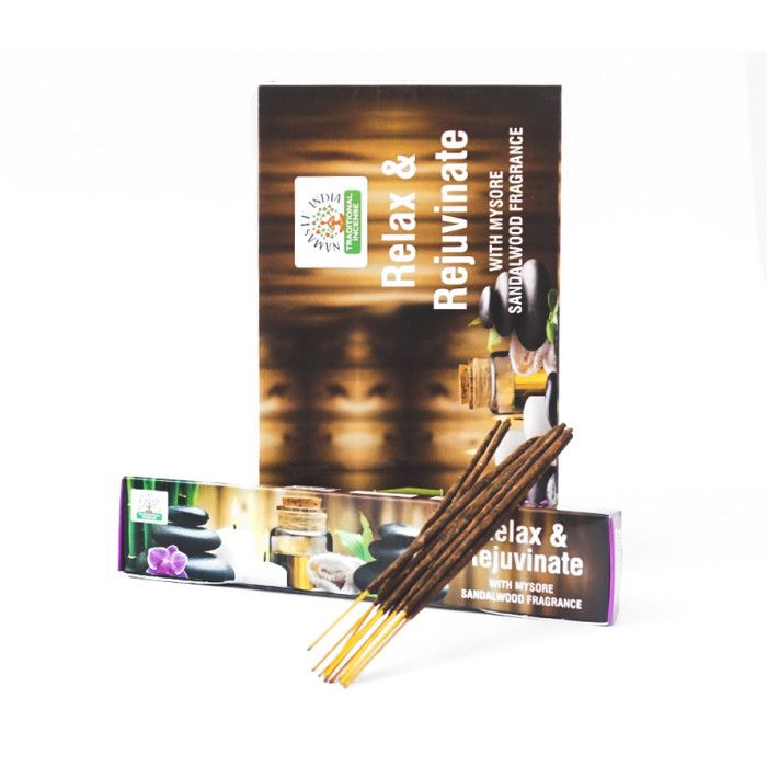 Аромапалочки Релакс и омоложение NAMASTE INDIA RELAX & REJUVINATE 15 грамм