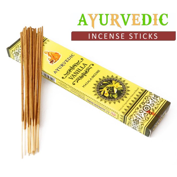 Аромапалочки Ваниль Аюрведик Ayurvedic Vanilla 15 грамм