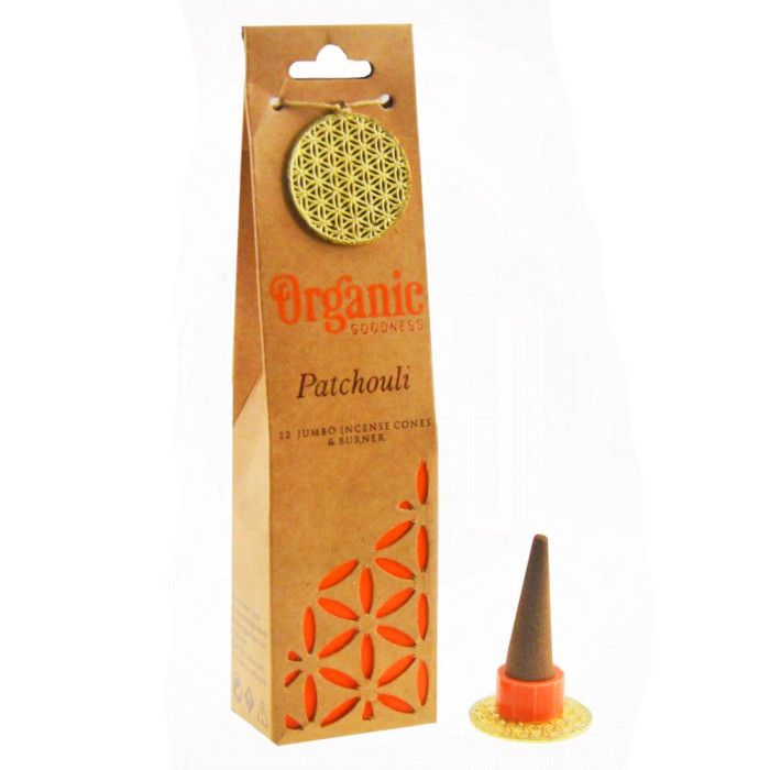 Ароматичні конуси Пачулі "Organic Goodness"