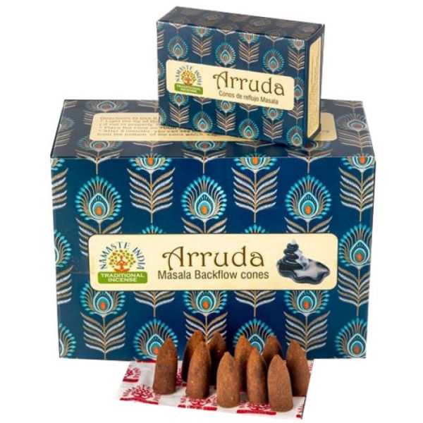 Ароматичні конуси Рідкий дим Рута NAMASTE INDIA ARRUDA
