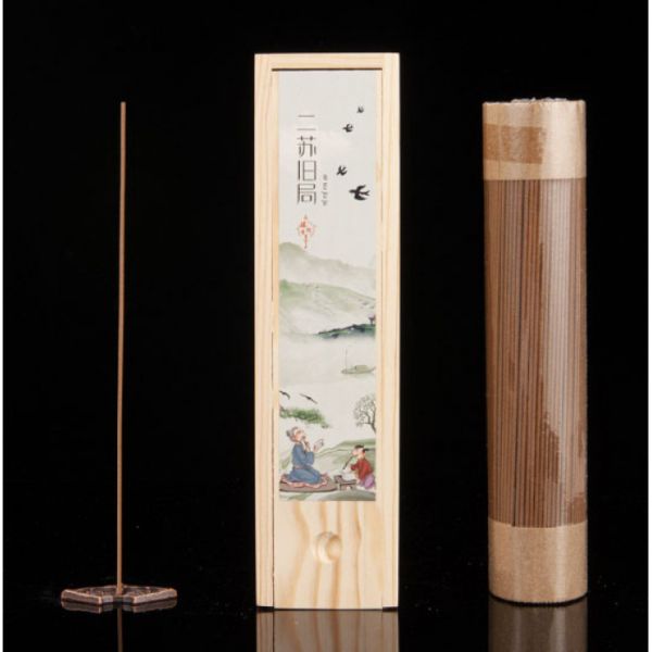 Ароматичні палички Ялівець у дерев'яній коробці 200 грам.