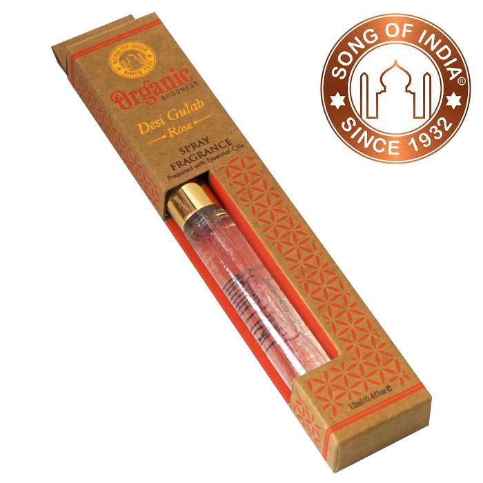 Ароматический спрей Индийская Роза с Классической Розой "Song of India" 12ml.