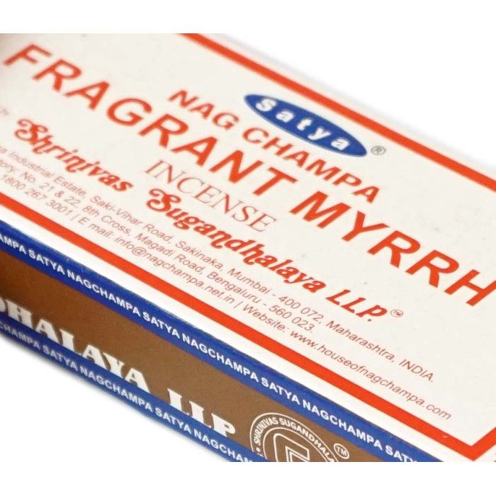 Пахощі Ароматна Мірра Сатья Satya Fragrant Myrrh 15 грам