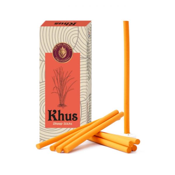 Благовония безосновные Кхус BIG BELL Dhoop Khus 10 шт.
