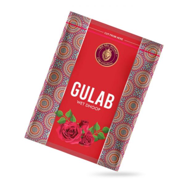 Благовония пластилин Гулаб (индийская роза) BIG BELL Wet Dhoop Gulab 125 грамм