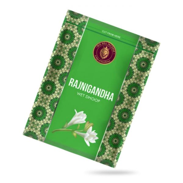 Благовония пластилин Раджнигандха BIG BELL Wet Dhoop Rajnigandha 125 грамм