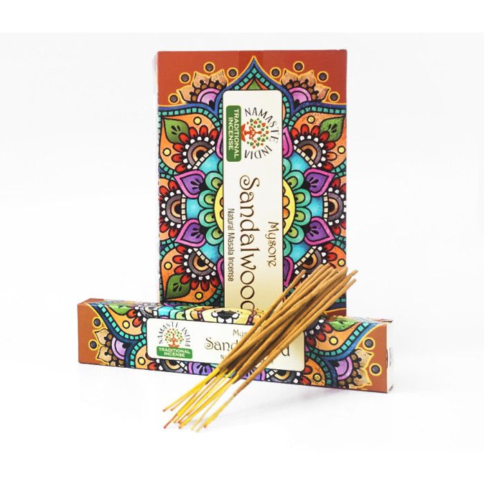 Аромапалички Сандалове дерево NAMASTE INDIA SANDAL 15 грам
