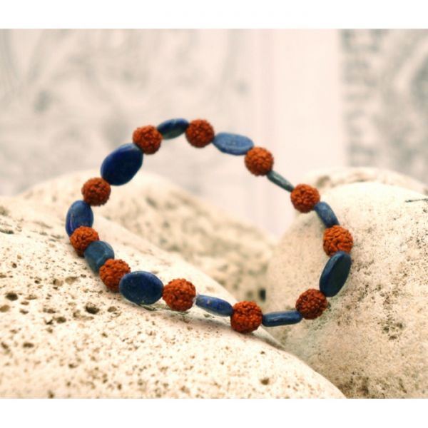 Браслет Рудракша + Чароит
