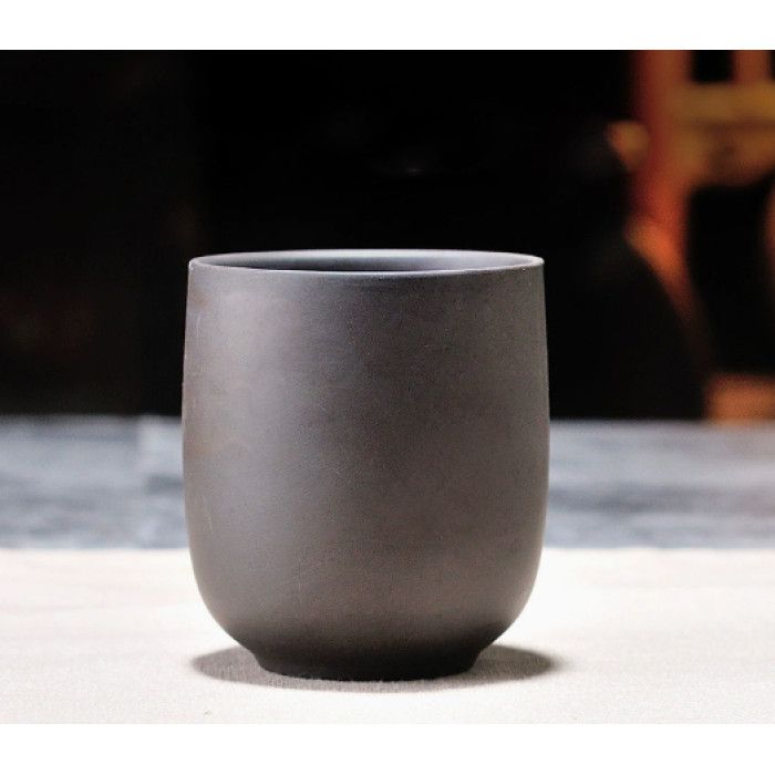 Чабей Высокий глиняный Черный 180 мл.