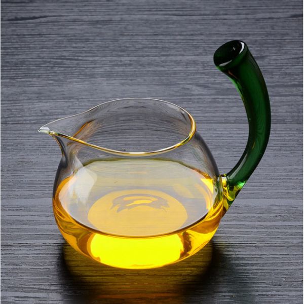 Чахай Термостойкое стекло 400 мл. Зелена ручка