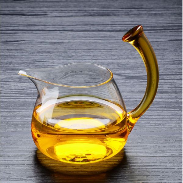 Чахай Термостойкое стекло 400 мл. Желтая ручка