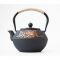 Чайник чугунный Тэцубин с ситом "Пионы" 1100 мл.