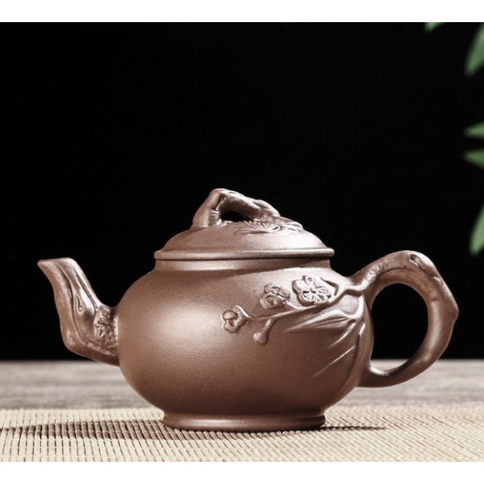 Чайник "Маленький сливовий бамбук" глиняний Коричневий 150 мл.