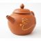Чайник глиняный "Цветок лотоса" светло-коричневый 400 мл.