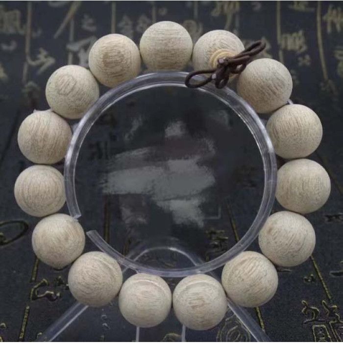 Чотки - браслет з пензликом Камфорне дерево 15 намистин