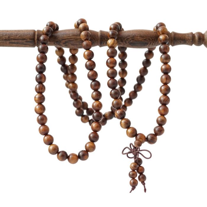 Чотки 108 намистин 8 мм Чорна груша