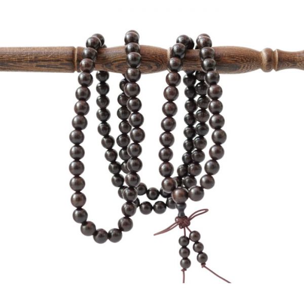 Чотки 108 намистин 8 мм Ебенове дерево