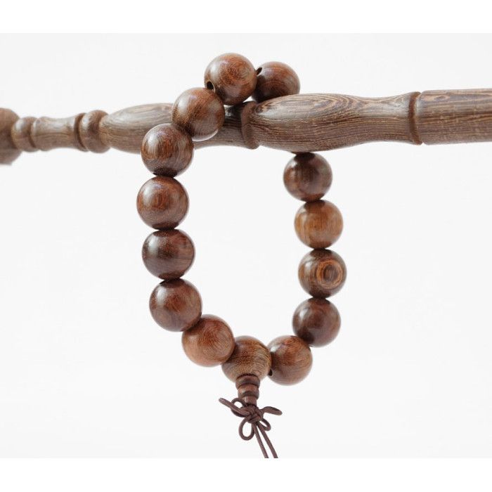 Чотки 15 намистин 15 мм Чорна груша