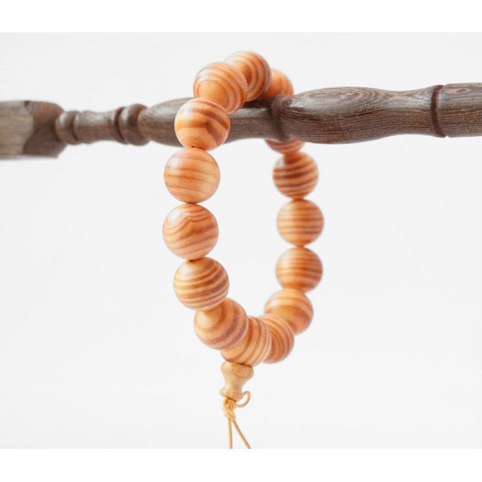 Чотки 15 намистин 15 мм Імператорське дерево