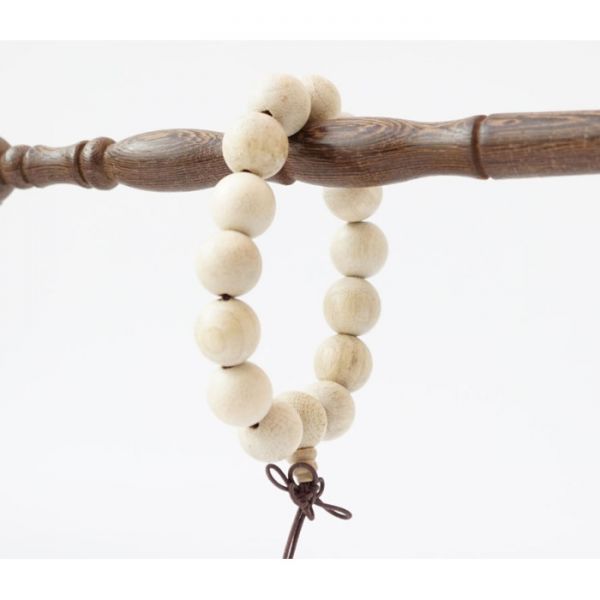 Чотки 15 намистин 15 мм Камфорне дерево