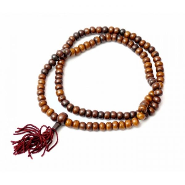 Чотки з кістки 8 мм. коричневі